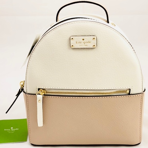 kate spade beige backpack